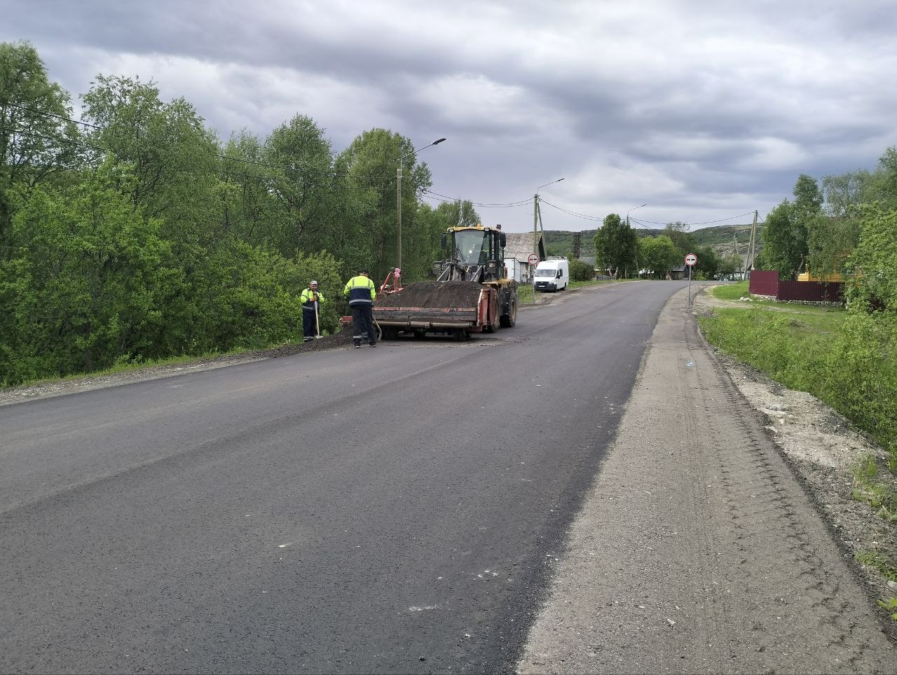 В Мурманской области продолжается ремонт автомобильной дороги Ура-Губа – Видяево