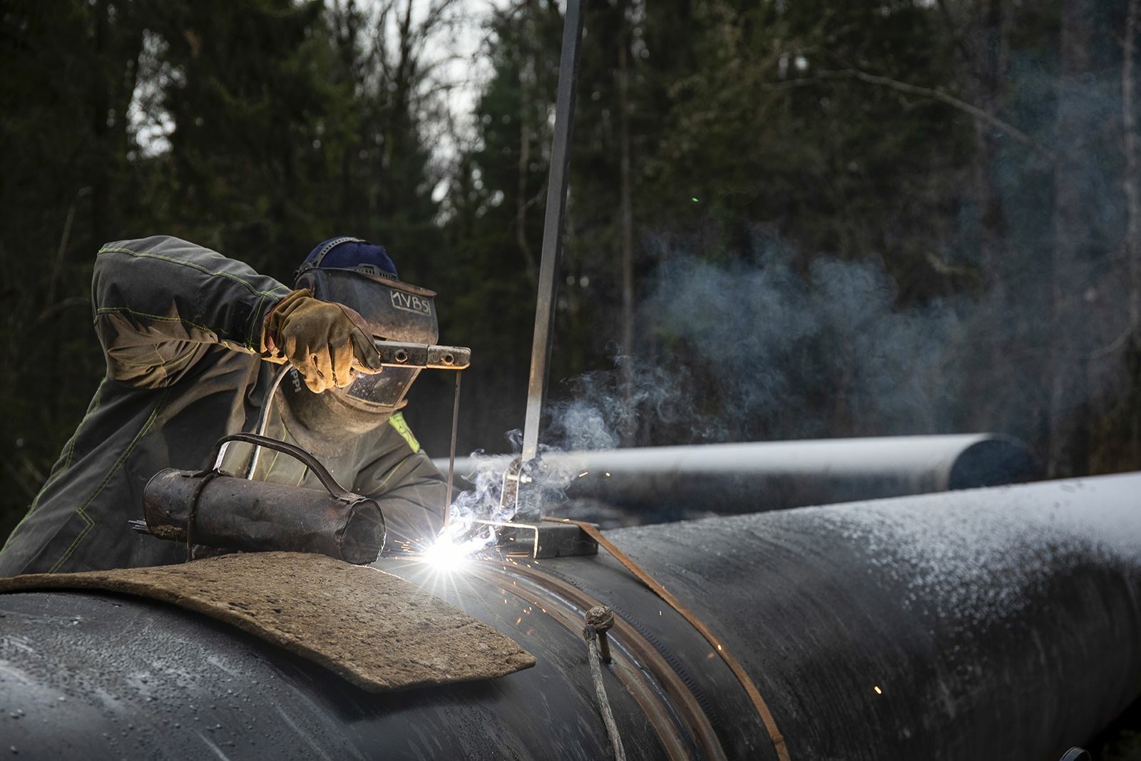 Готовность газопровода в Вороново оценили в 50%