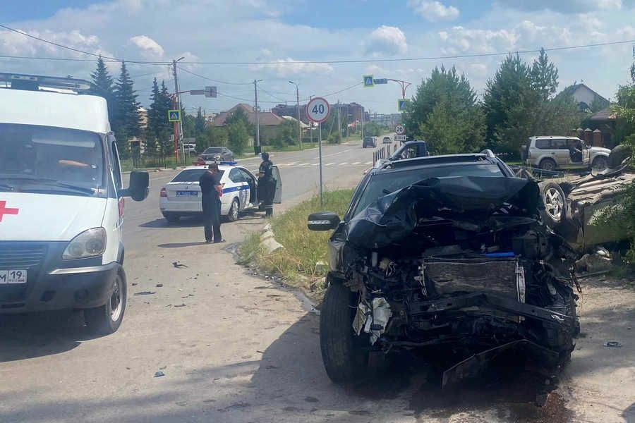 В Черногорске водитель Kia спровоцировал ДТП