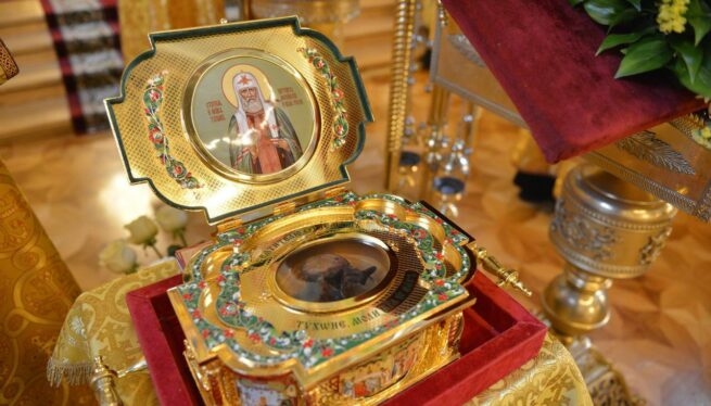 Святитель Тихон прибыл в Краснодар с частицей мощей