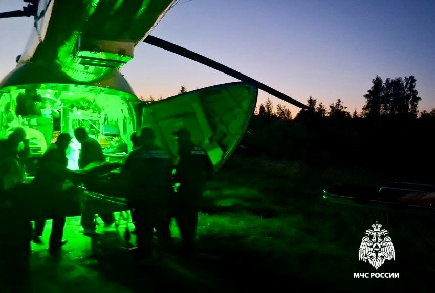 Мужчину экстренно эвакуировали вертолетом из Осташкова в Тверь