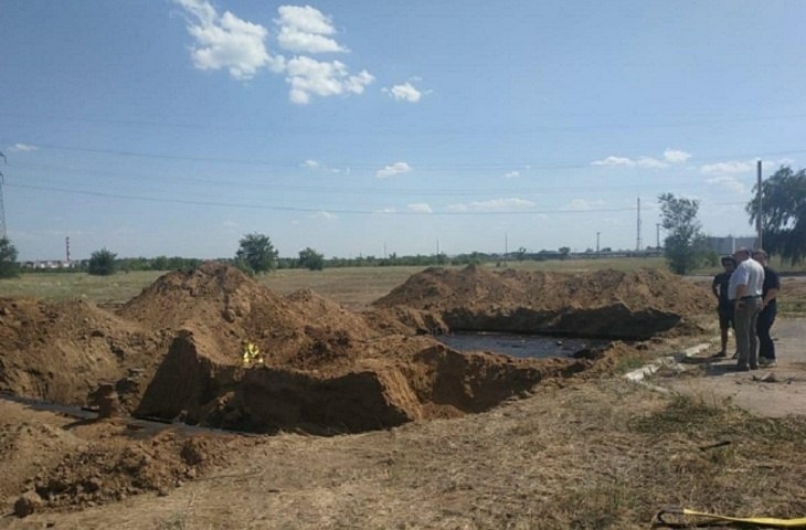 Ядовитая лужа под Волгоградом напугала жителей