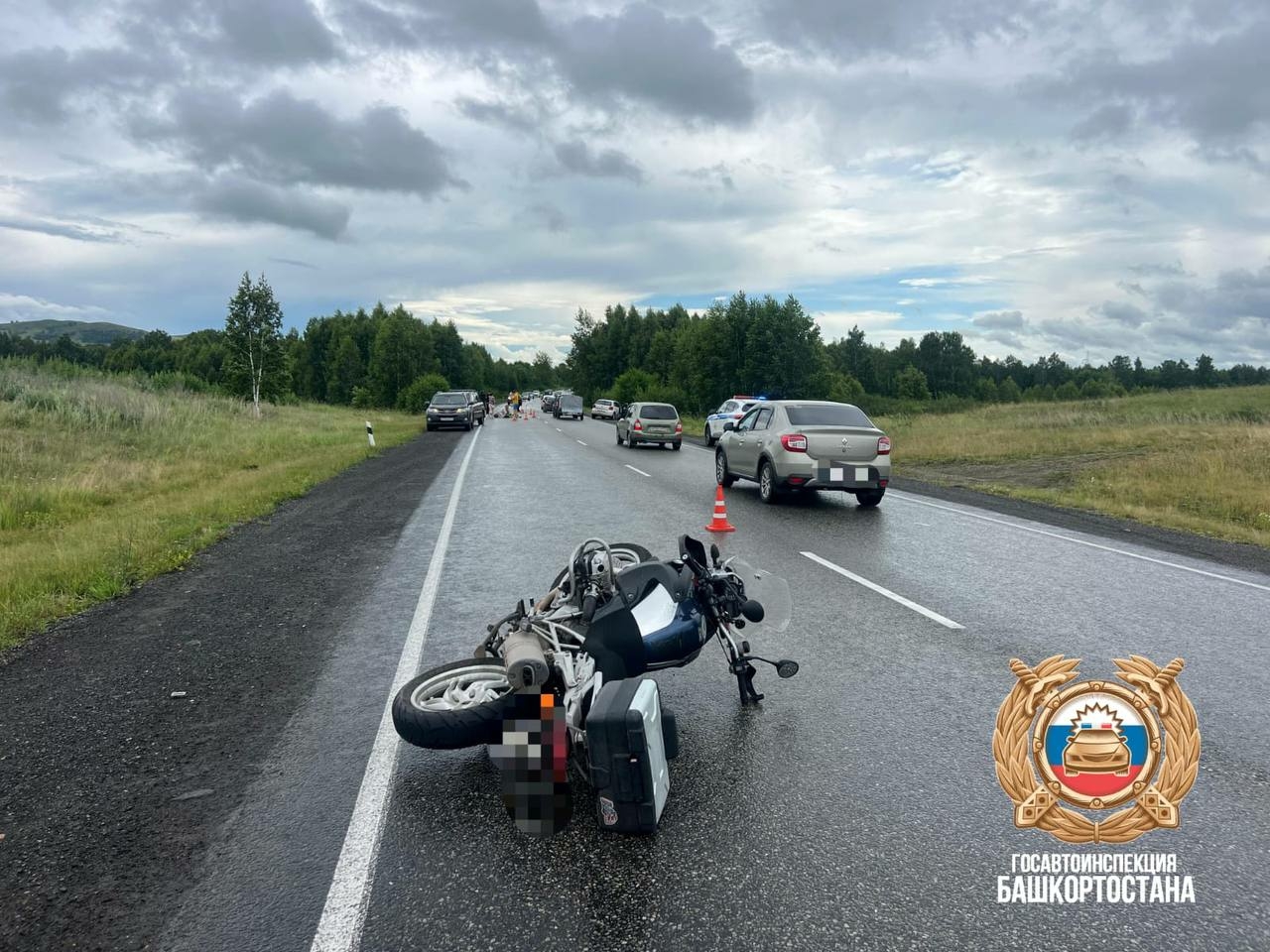 В Абзелиловском районе мотоциклист погиб в столкновении с автомобилем