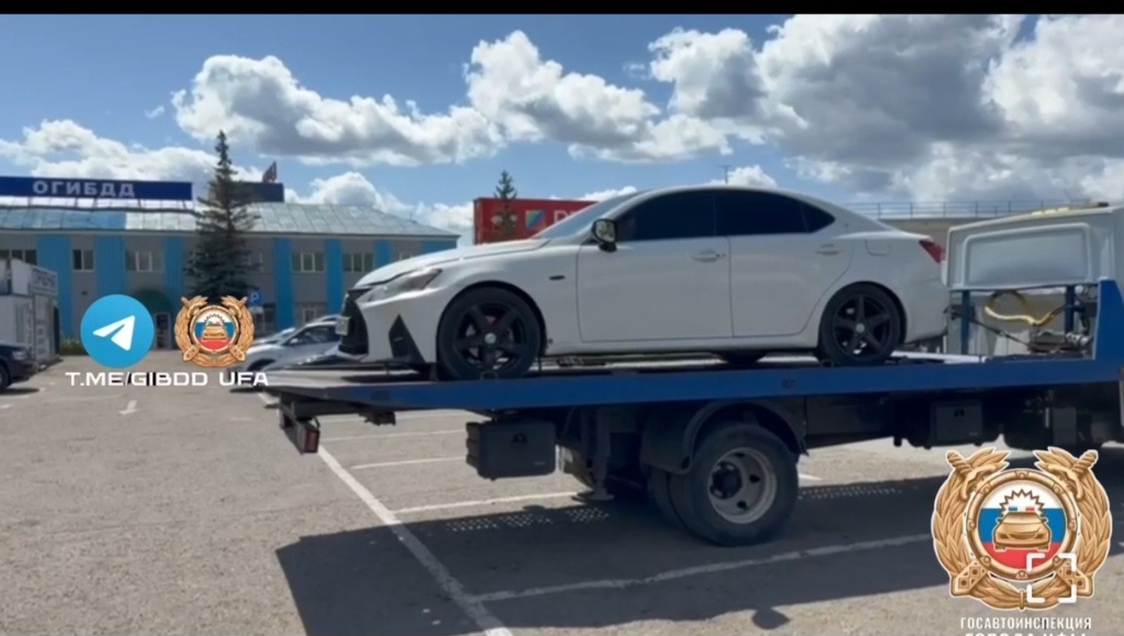 В Уфе задержали водителя «Лексуса» без прав