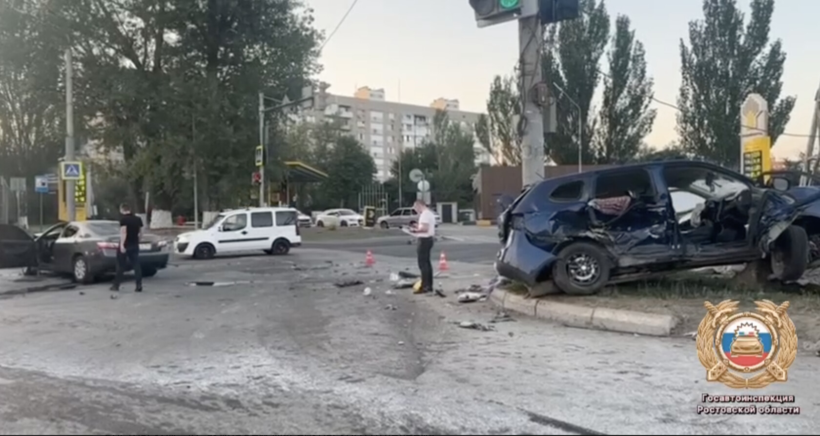 Погоня за Toyota в Ростове-на-Дону закончилась смертельной аварией