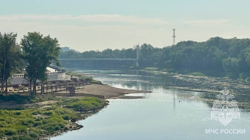 В Оренбурге спасли тонущую женщину