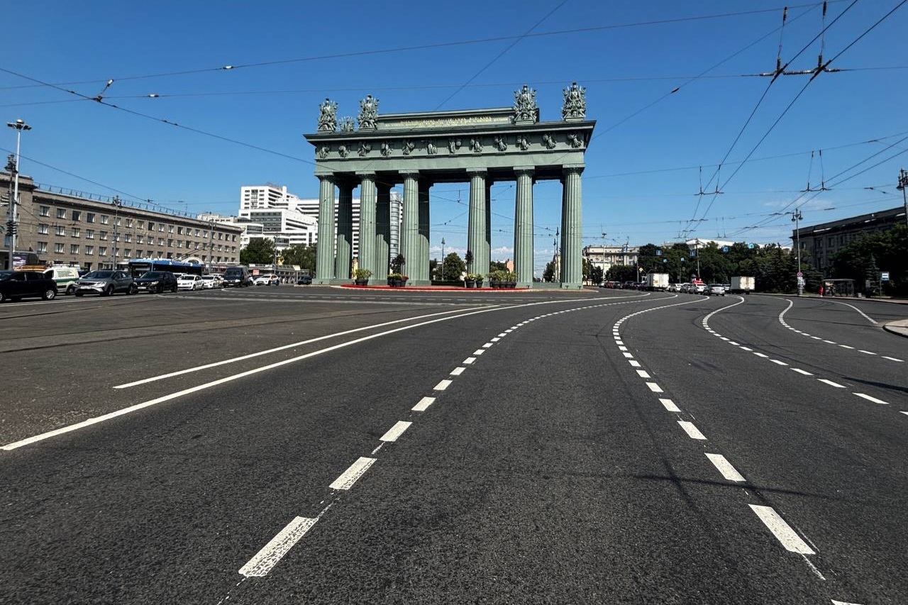 В Петербурге завершили ремонт Московского проспекта