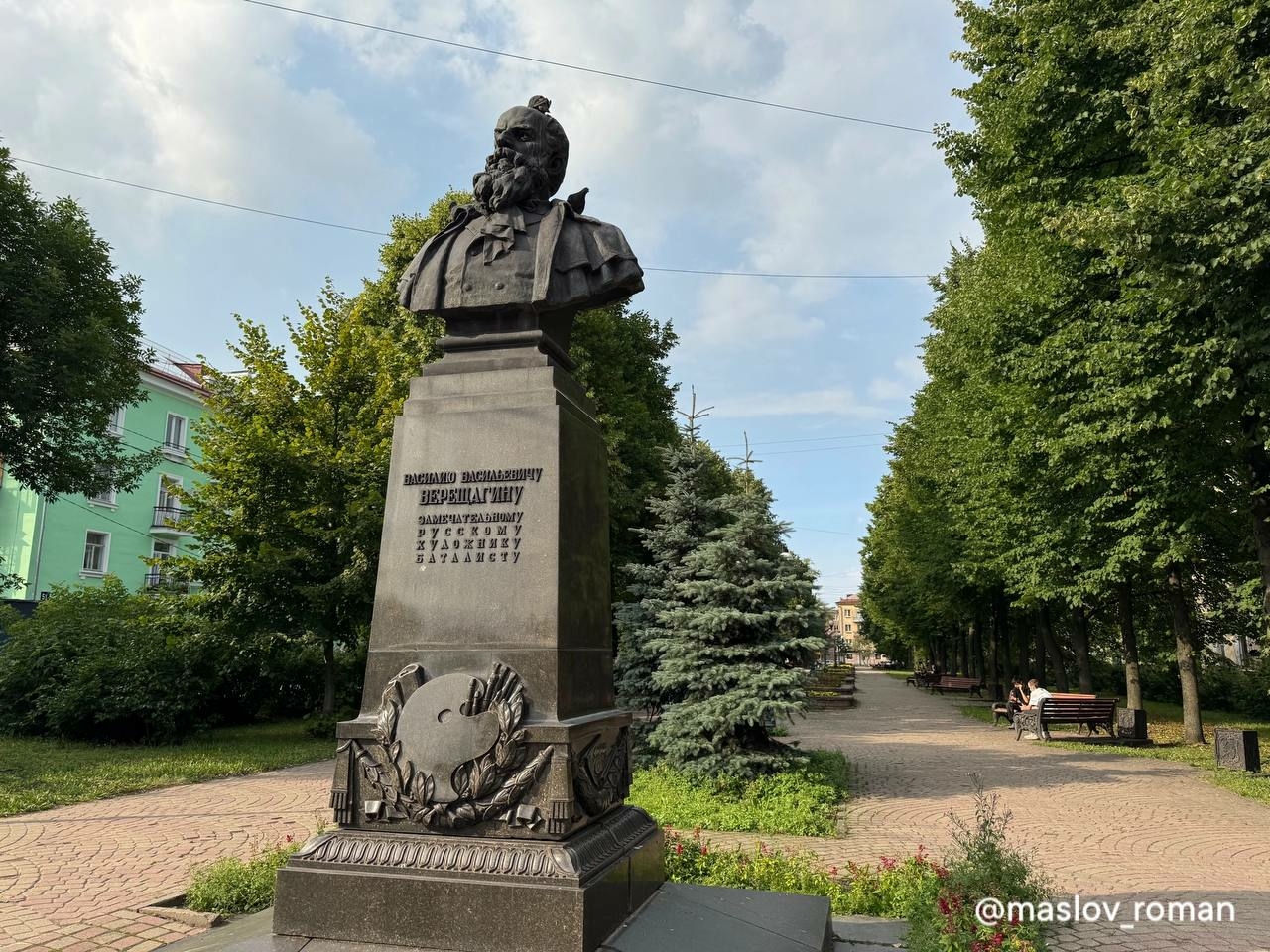 В Череповце благоустроят сквер Верещагина