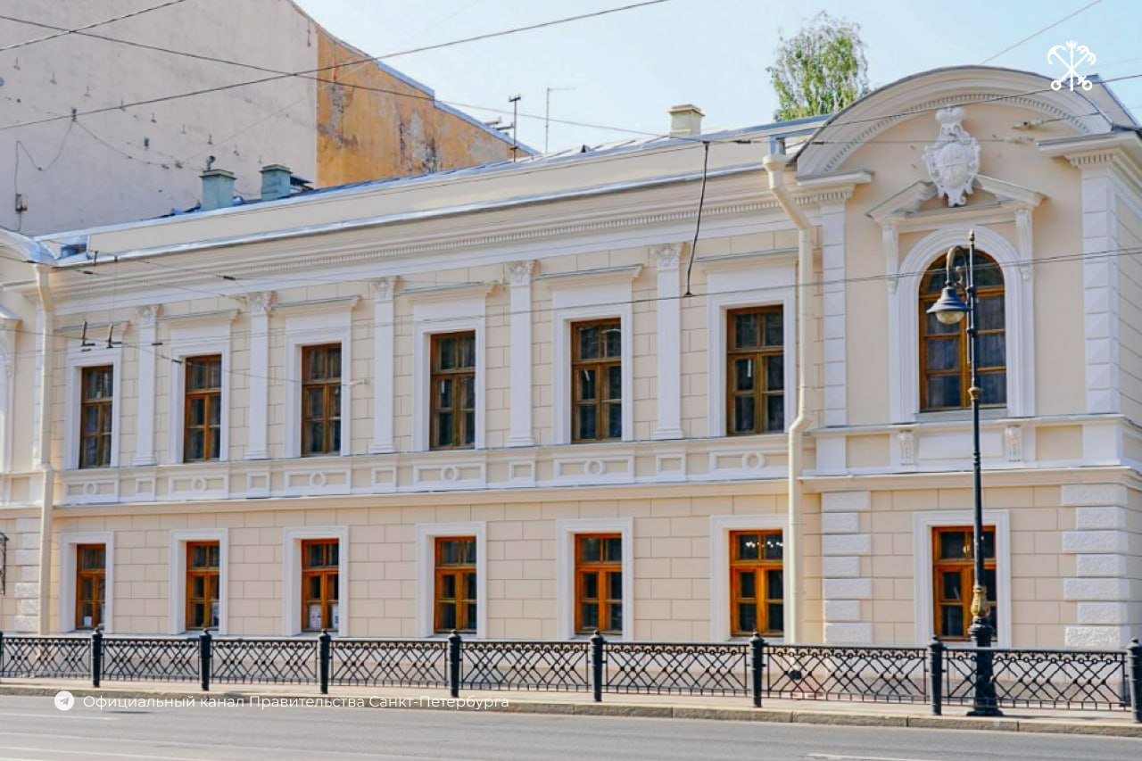 В Петербурге завершают реставрацию здания библиотеки имени М. Ю. Лермонтова
