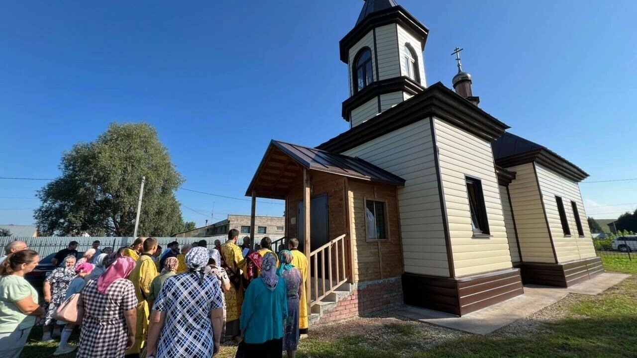 В селе Николаевка Башкирии освятили восстановленный храм XIX века