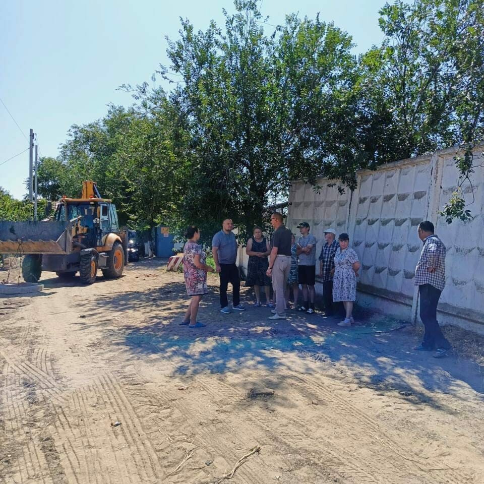 На улице Братской в Астрахани обновили участок холодного водопровода