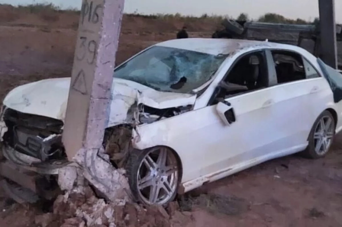 Двое детей и трое взрослых получили травмы в аварии под Астраханью