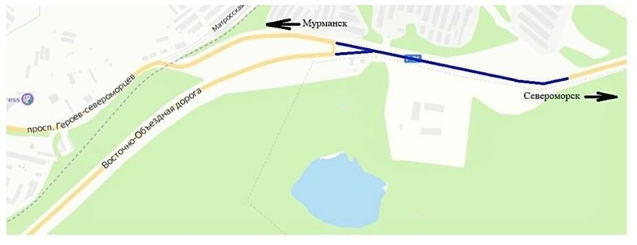 Движение по трассе «Кола» временно перекроют ночью в районе Мурманска