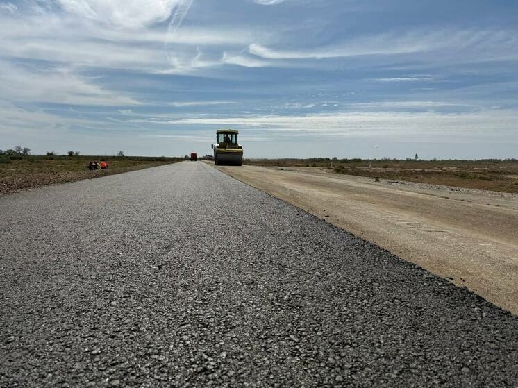 В Астраханской области обновили участок дороги Маячное – Житное – Краса
