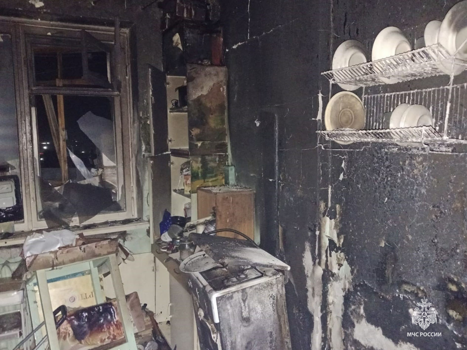 В Туле огонь на 9 этаже дома заставил эвакуировать жильцов