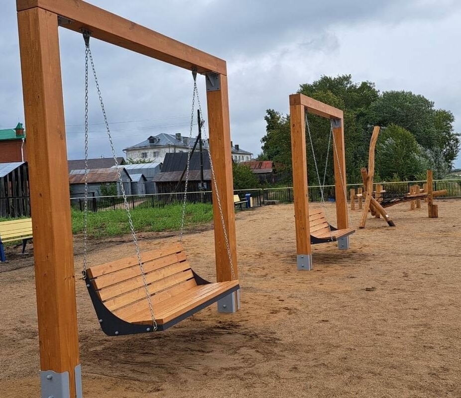 В вологодском селе Устье открыли новую зону отдыха на реке Кубена