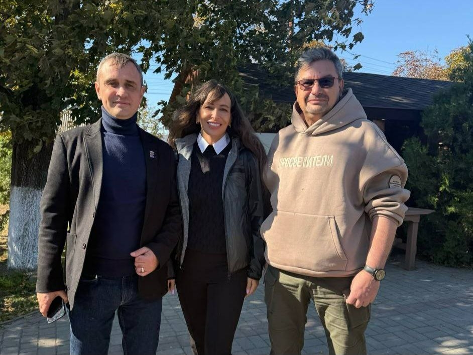 Экс-кандидат в губернаторы Петербурга Мария Михайлова посетила Херсонскую область с рабочим визитом