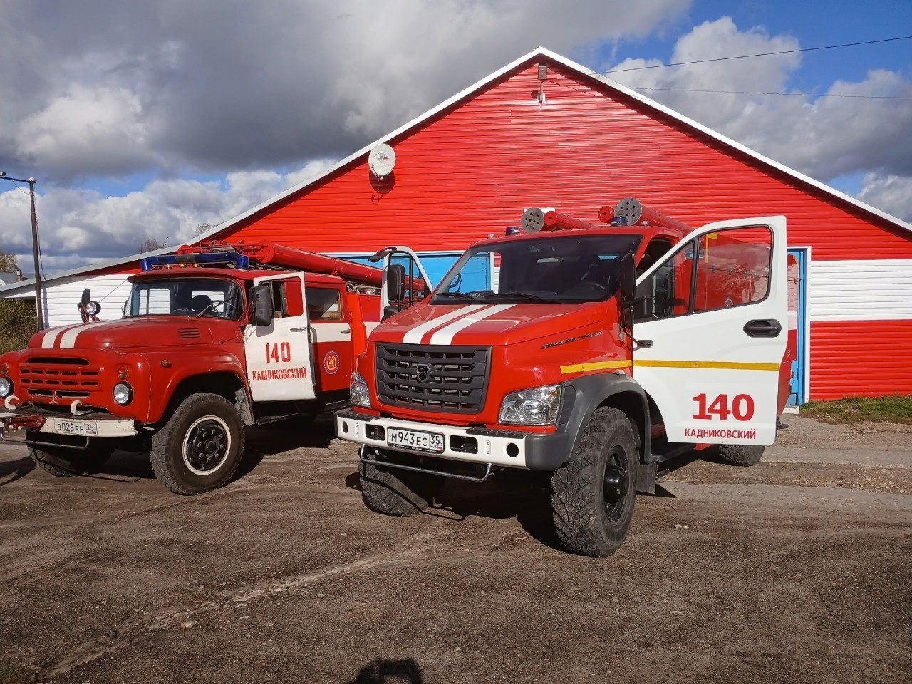 В Вожегодском и Вытегорском округах Вологодчины обновили здания пожарных частей