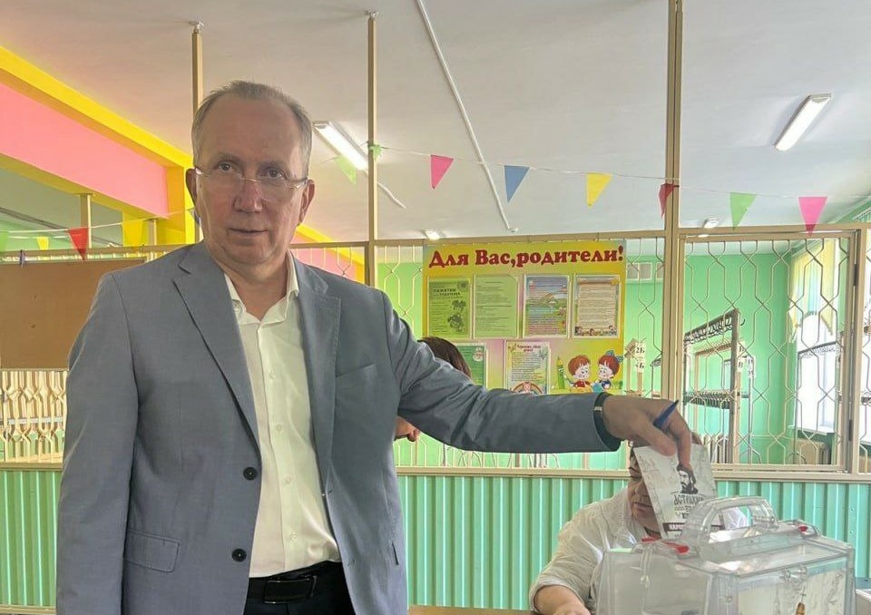 Игорь Седов проголосовал на выборах в Городскую Думу