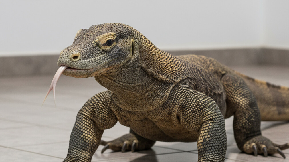 Огромный ящер ворвался в ресторан и устроил панику в Таиланде