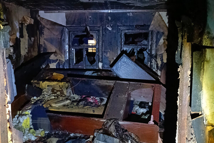 Двое детей погибли при пожаре в частном доме под Новосибирском