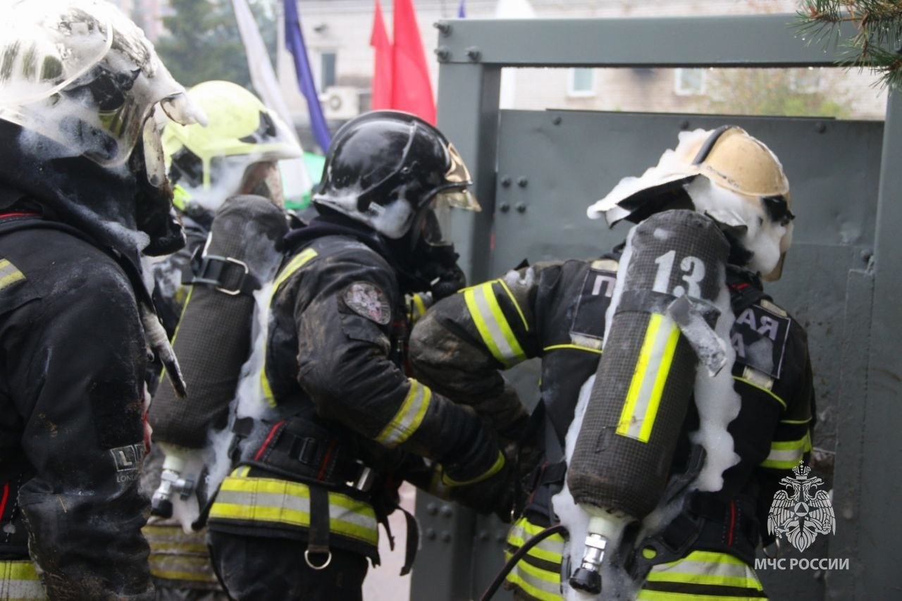 В Санкт-Петербурге выбрали лучших газодымозащитников