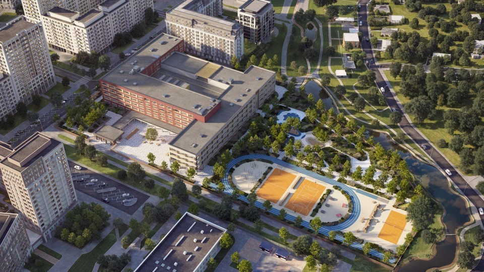 В Омске началось строительство крупнейшей школы региона на 1550 мест