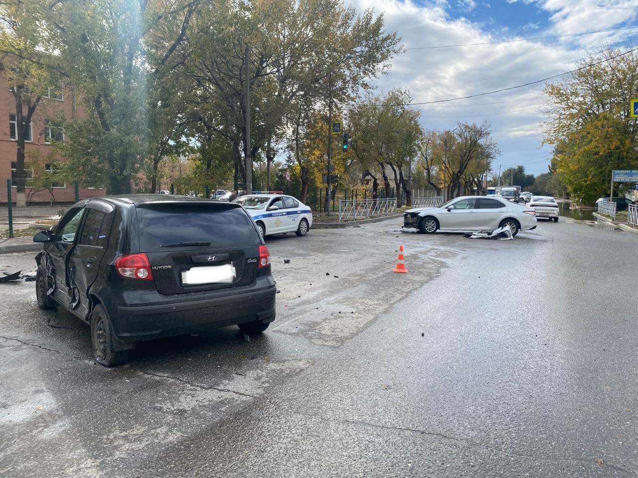 Ребенок оказался в больнице после серьезной аварии в Астрахани