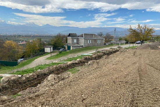В дагестанском селе Орта-Стал строят новую смотровую площадку