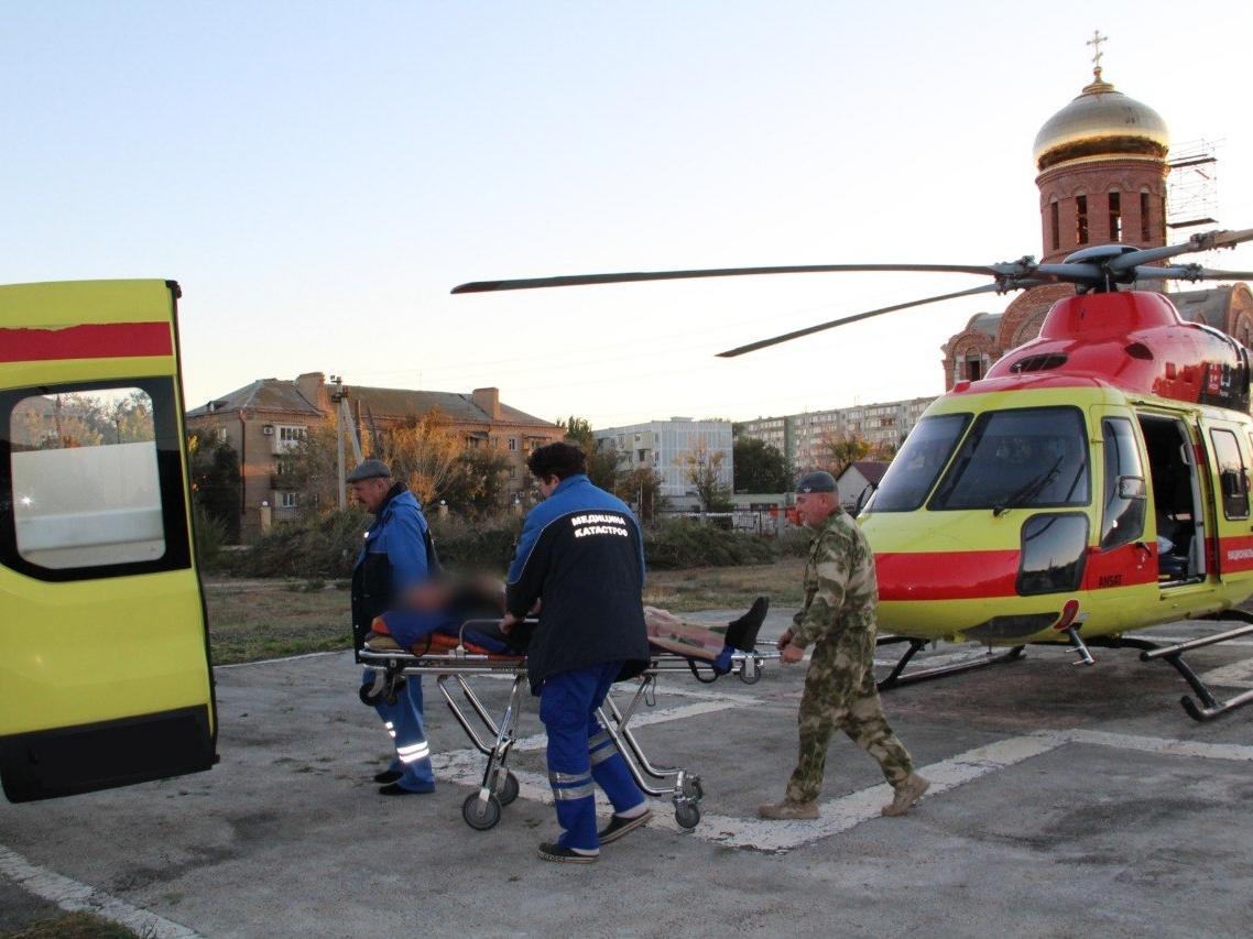 Вертолет спас жителю Знаменска почку