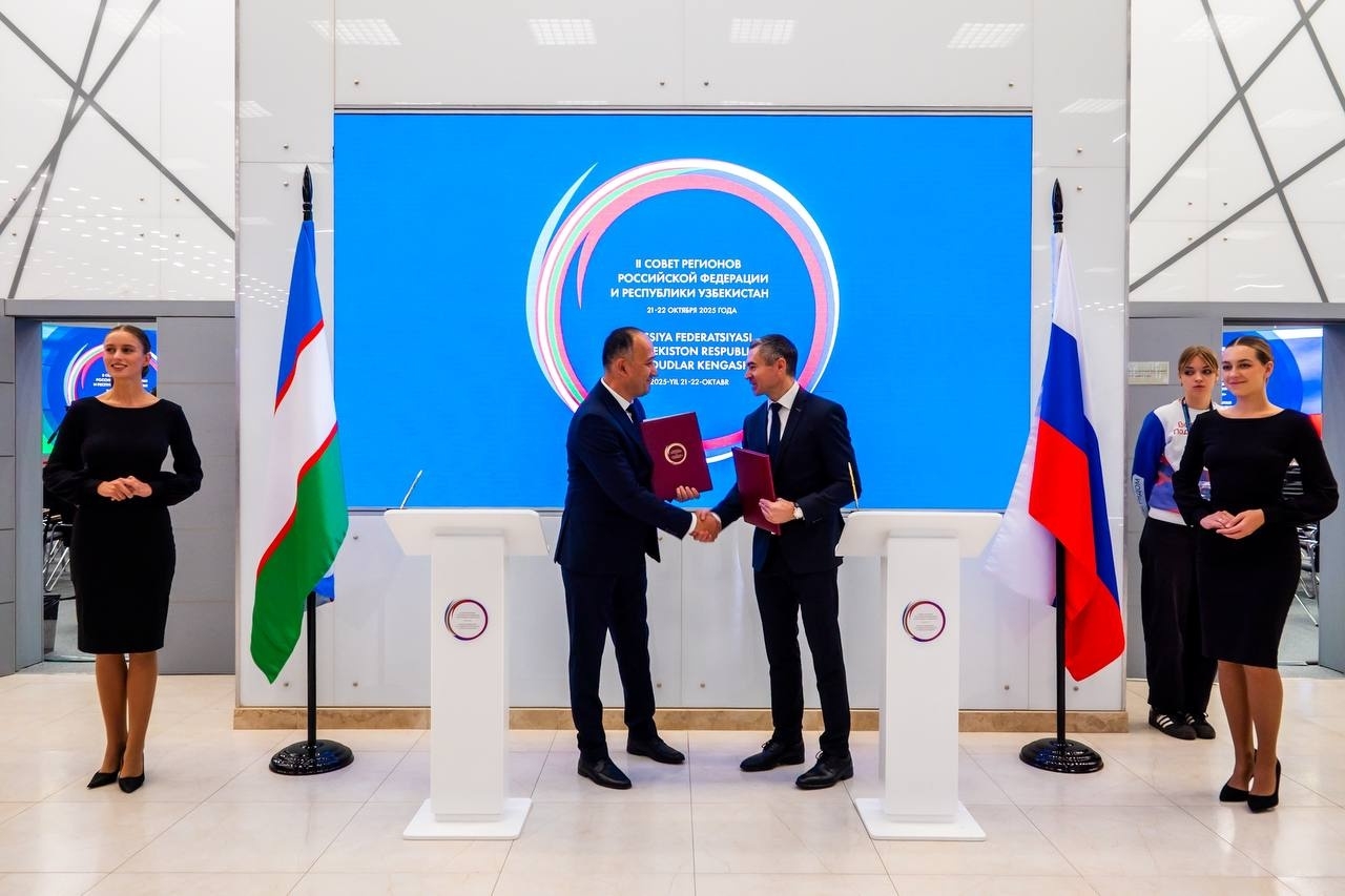 Краснодарский край подписал дорожную карту с Андижанской областью Узбекистана