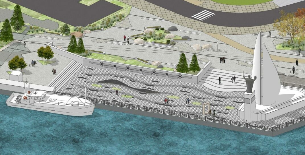 В Калининграде ищут подрядчика для благоустройства набережной Петра Великого