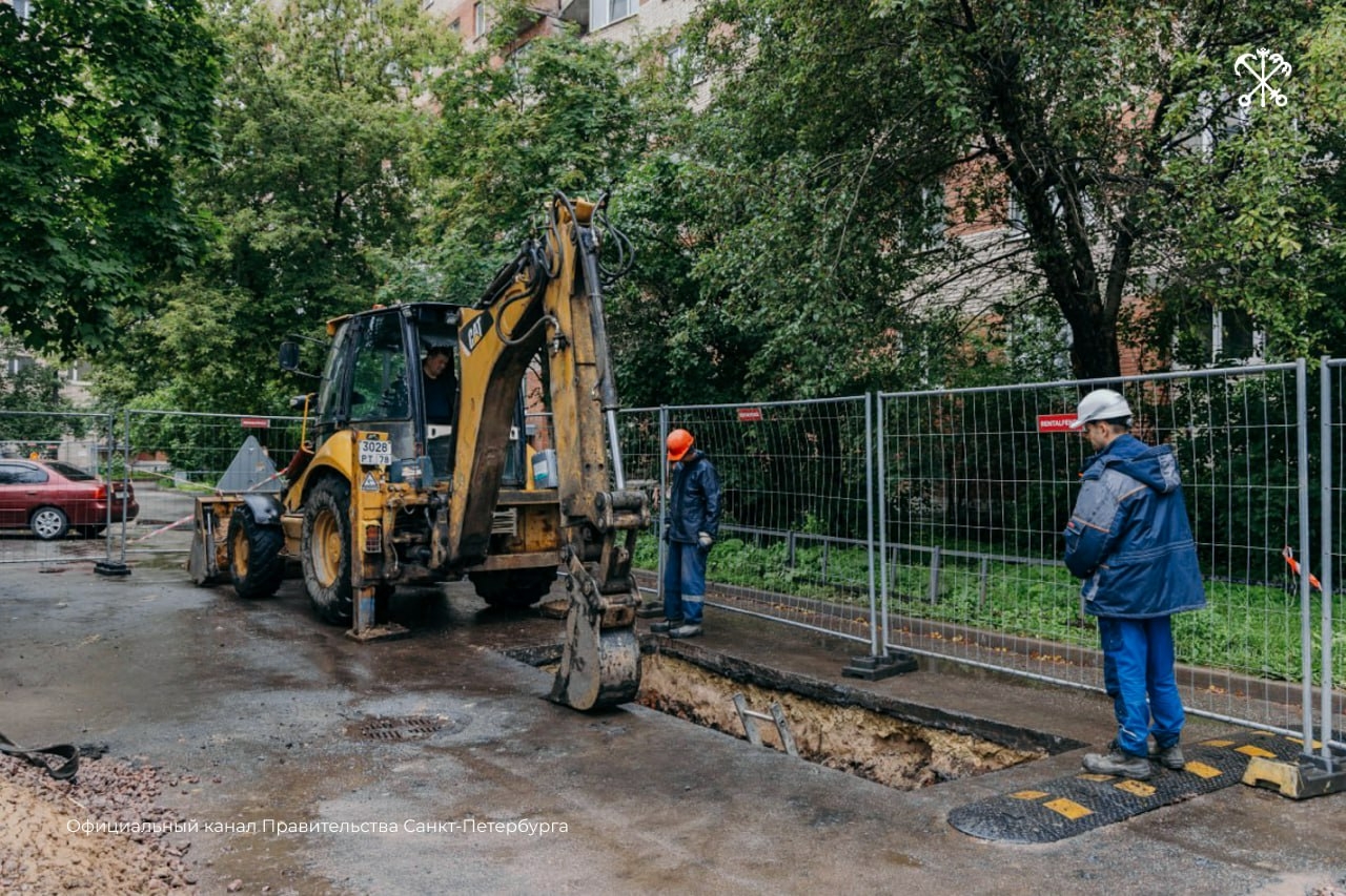 В Кировском районе Петербурга обновили свыше одного километра водопроводных сетей
