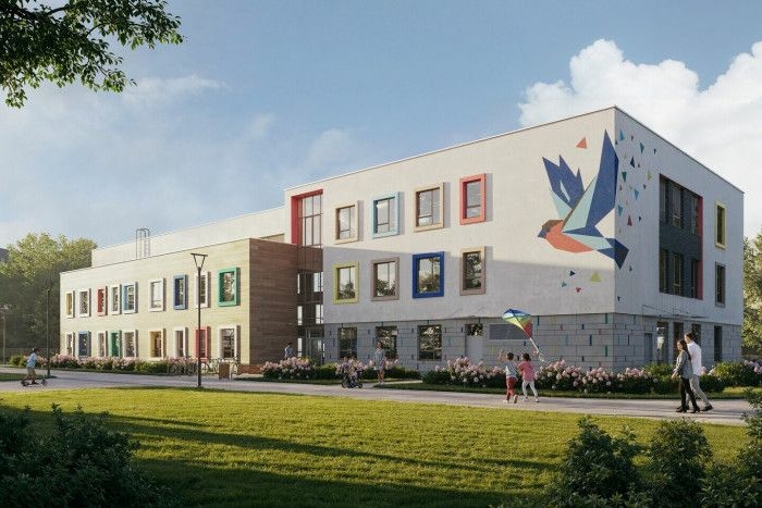 В Лаголово завершают монолитные работы детского сада на 220 мест