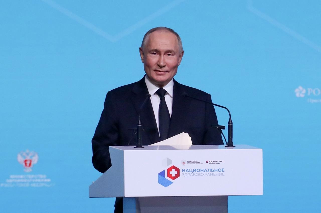 Путин поприветствовал участников конгресса «Национальное здравоохранение»