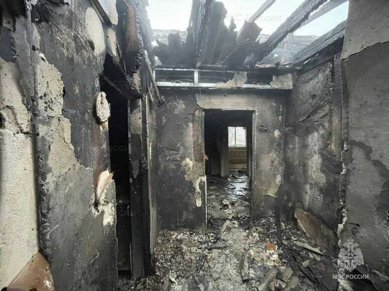 Пожар под Волгоградом унес жизни 40-летнего мужчины и 37-летней женщины