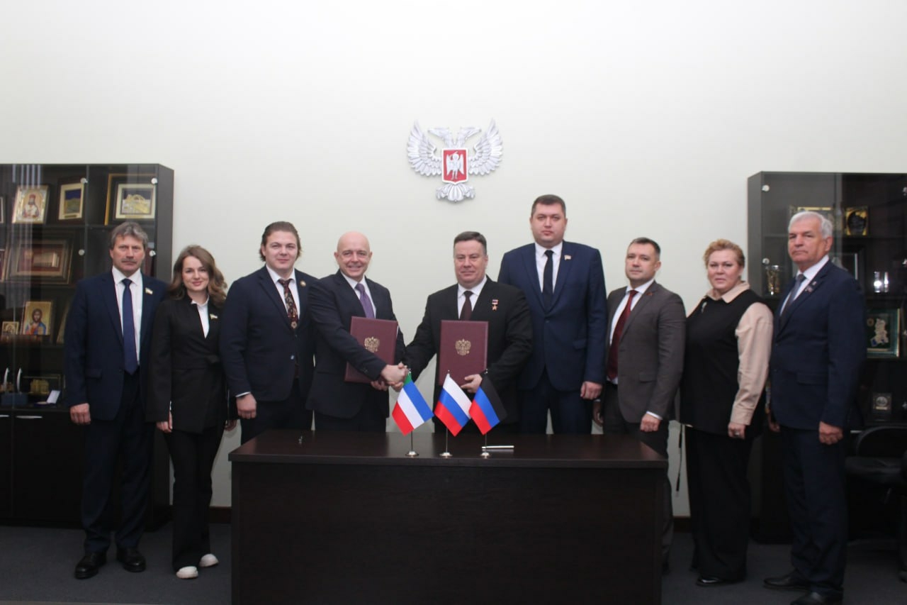 Сергей Сокол сообщил о подписании соглашения с парламентом ДНР