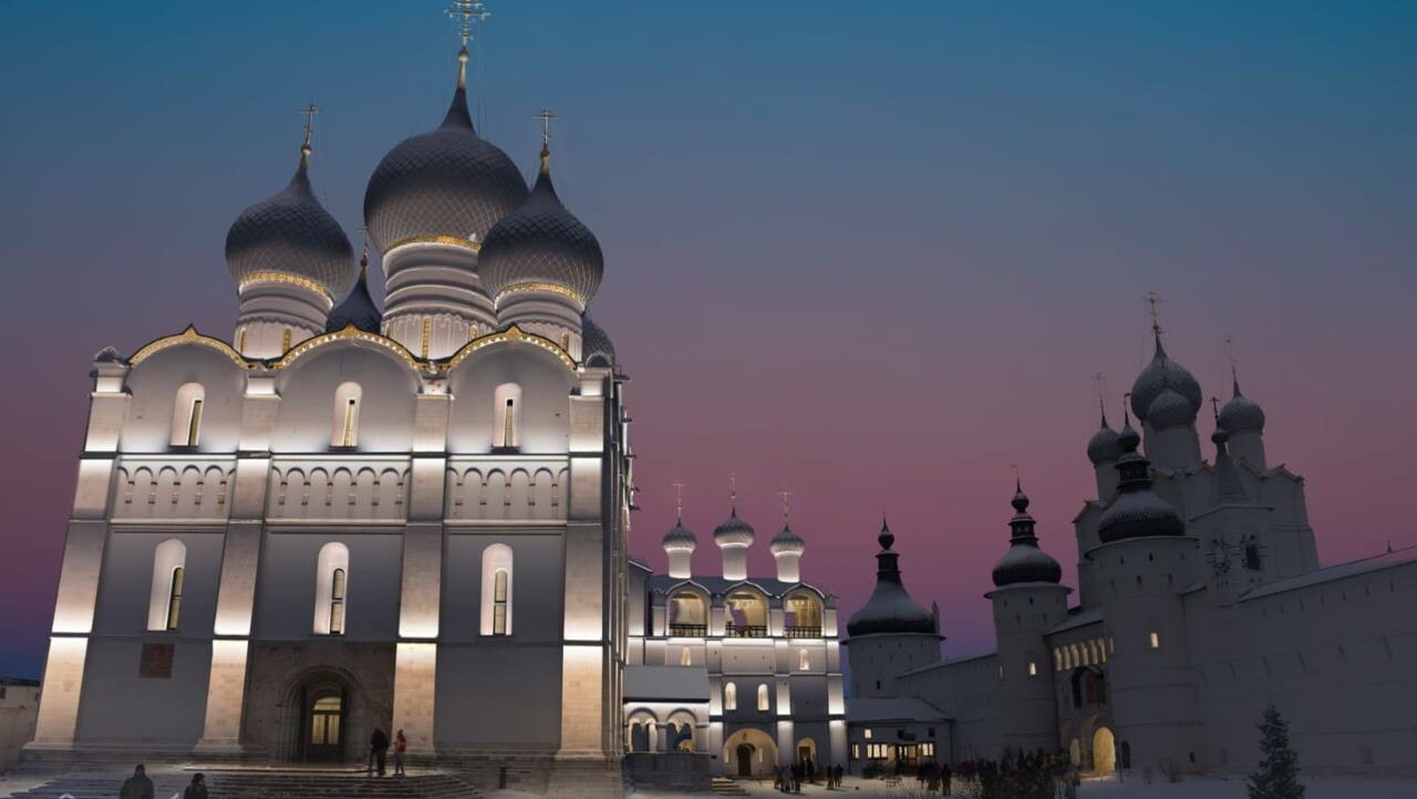 Губернатор Евраев: на освещение Ростовского кремля направят сотни светильников