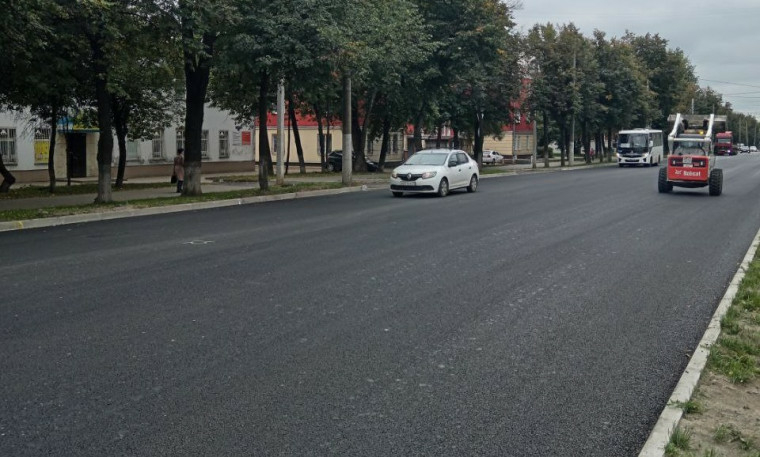 В Туле завершили ремонт улицы Кирова