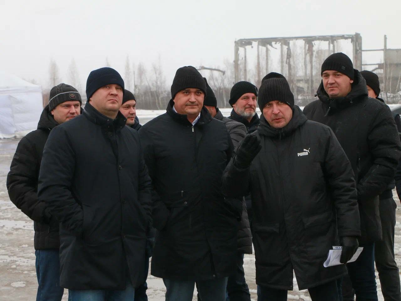 Виталий Хоценко проверил строительство нового аэропорта «Омск-Федоровка»