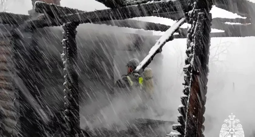 Мужчина получил ожоги при пожаре в бане в Вологодской области