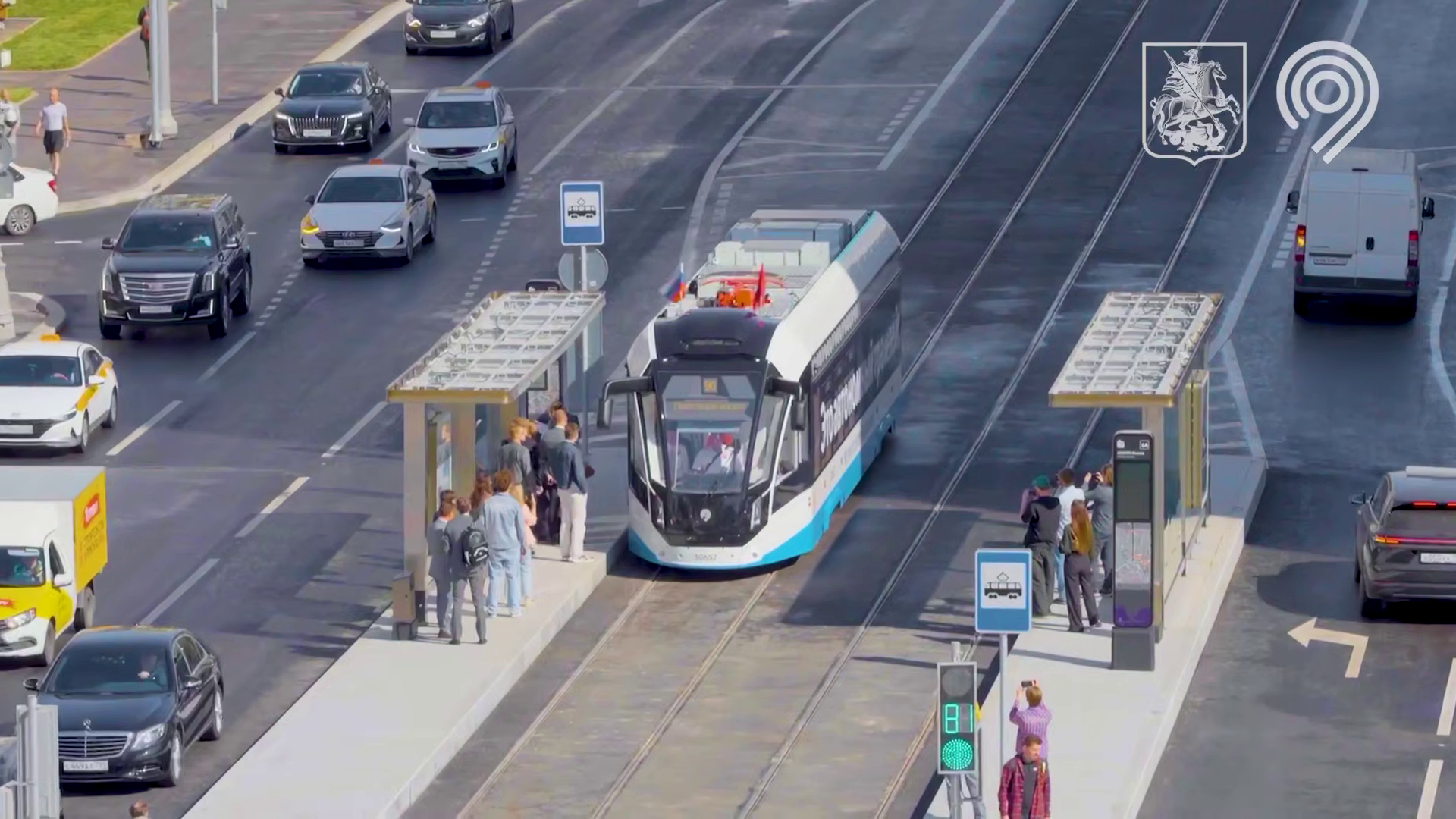 К концу 2026 года в Москве будут курсировать 100 автономных трамваев