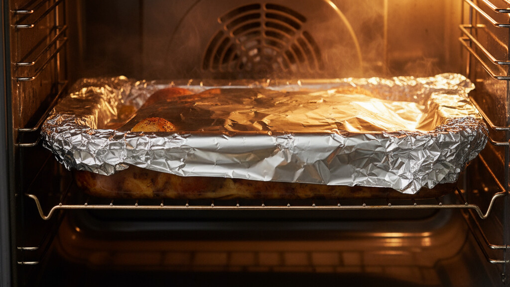 Эксперт предупредил об опасности запекания некоторых продуктов в фольге