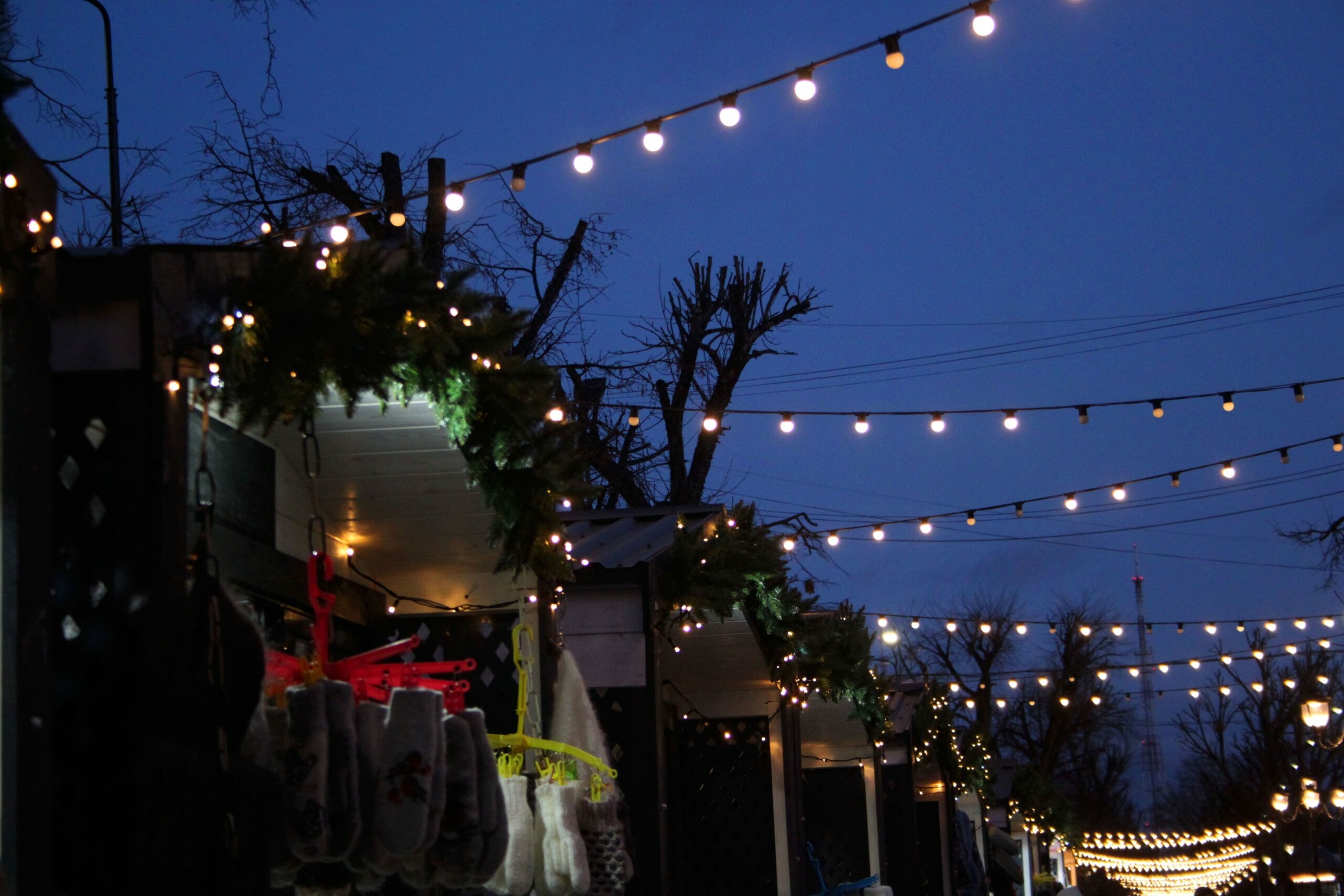 В Твери на бульваре Радищева открылась Рождественская ярмарка