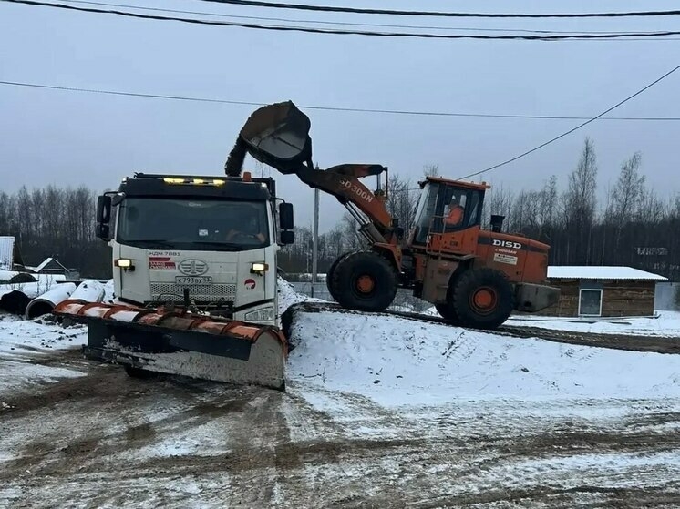На новгородские дороги вышло 80 единиц техники