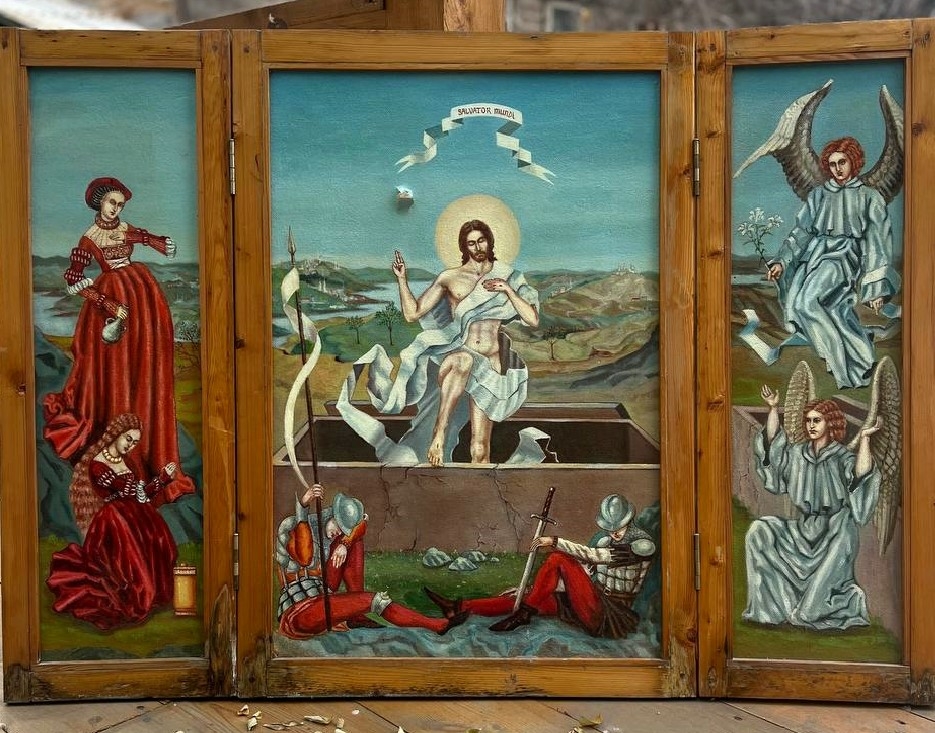 Украденный несколько лет назад триптих неожиданно вернулся в астраханскую кирху