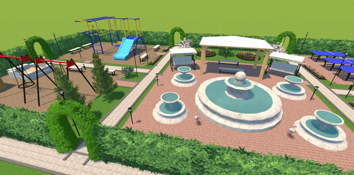 В Тавричанке Херсонской области благоустроят парк за 25 млн рублей