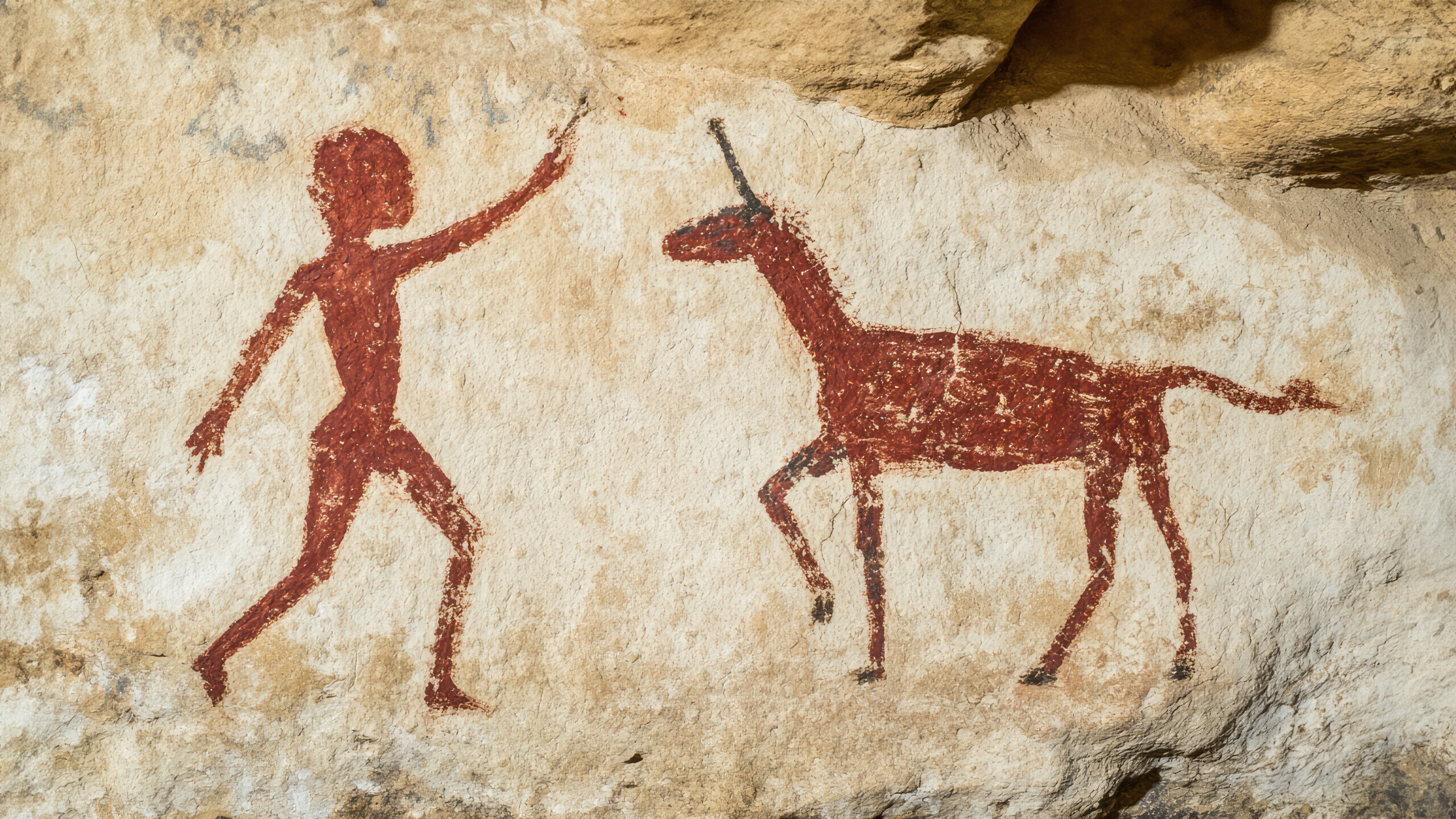 Археологи обнаружили самые древние наскальные рисунки