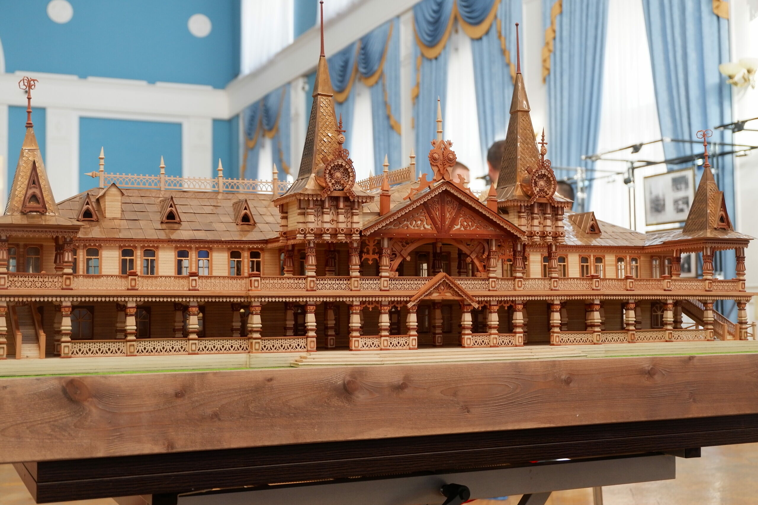 В Краеведческом музее впервые показали макет курзала «Аркадии»