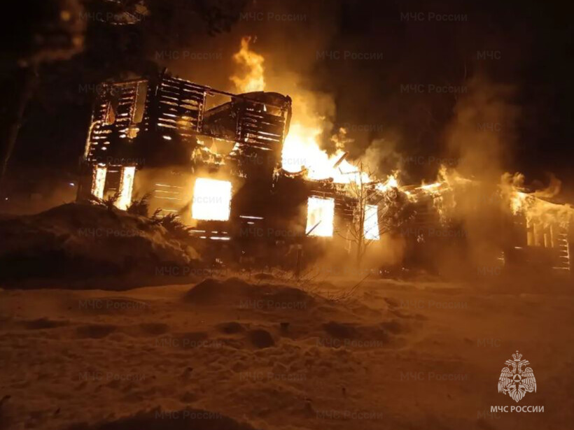 В Калужской области за одну ночь сгорели два дома